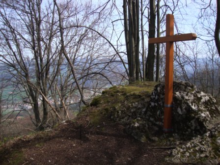 Foto: Wolfgang Dröthandl / Wandertour / St. Veiter Staff - Runde / Staff - Gipfel (786m) mit Gölsental / 04.04.2016 08:35:22
