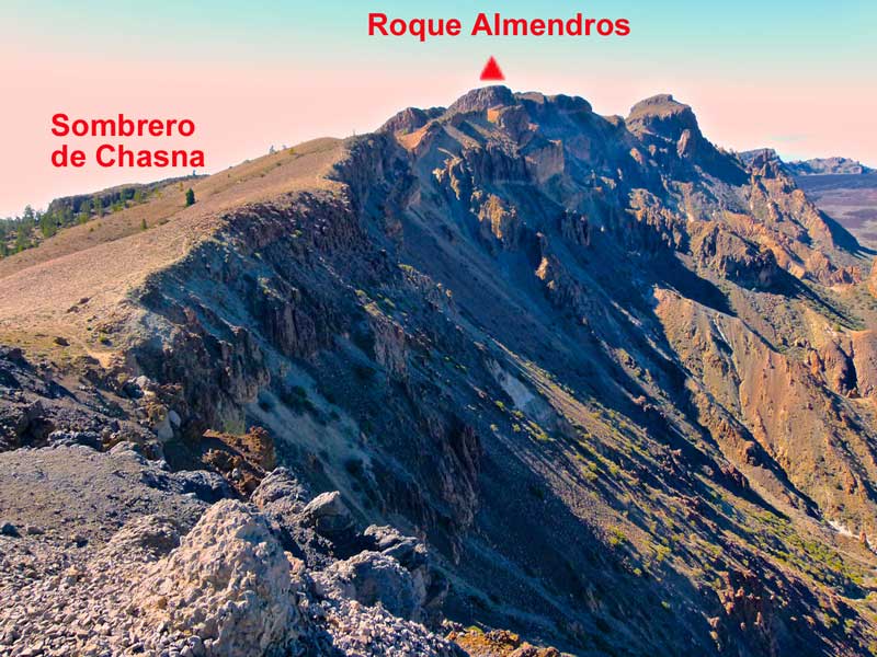 Foto: Walter Ruttinger / Wandertour / Teneriffa Höhenwanderung Caldera del Teide SW / Annäherung an die Ziele / 08.04.2016 12:50:58