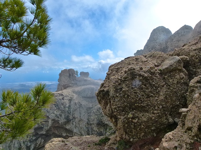 Foto: Walter Ruttinger / Wandertour / Gran Canaria Pico de las Nieves Höhenpanorama- / 26.04.2016 13:36:08