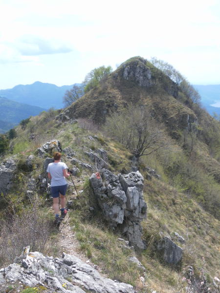 Foto: Wolfgang Lauschensky / Wandertour / Corna Trentapassi und Monte Vignole / Sattel vor dem Monte Vignole / 26.04.2016 19:05:12