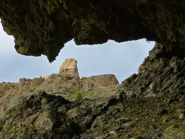 Foto: Walter Ruttinger / Wandertour / Gran Canaria: Roque Nublo / El Montanon Rund- / Auf dem Umweg El Montanon / 28.04.2016 09:08:14
