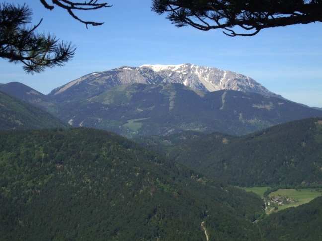Foto: Wolfgang Dröthandl / Wandertour / Gösing - Überschreitung von Ternitz nach Grünbach / Schneeberg / Paradeblick Richtung Schneeberg / 23.05.2016 15:59:50