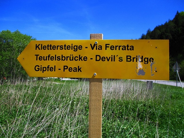 Foto: Andreas Koller / Klettersteigtour / Klettersteig Spielmäuer: Tristans Kirchbogensteig (1360m) / Zustieg / 03.06.2016 17:56:40