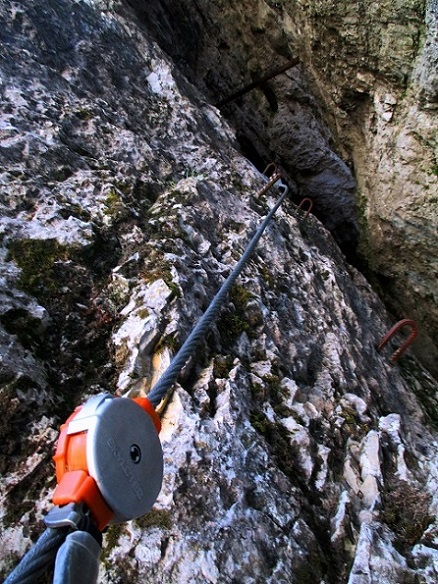 Foto: Andreas Koller / Klettersteigtour / Klettersteig Spielmäuer: Tristans Kirchbogensteig (1360m) / 03.06.2016 17:49:41