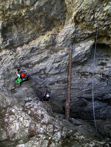 Foto: Andreas Koller / Klettersteigtour / Klettersteig Spielmäuer: Tristans Kirchbogensteig (1360m) / 03.06.2016 17:48:46