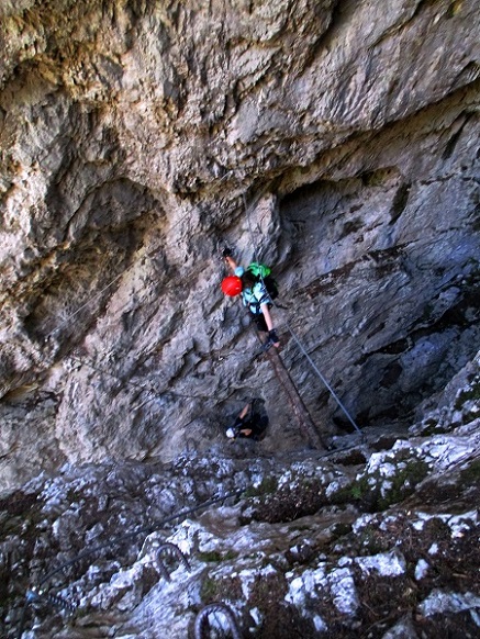Foto: Andreas Koller / Klettersteigtour / Klettersteig Spielmäuer: Tristans Kirchbogensteig (1360m) / 03.06.2016 17:48:20