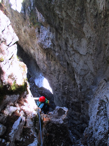 Foto: Andreas Koller / Klettersteigtour / Klettersteig Spielmäuer: Tristans Kirchbogensteig (1360m) / 03.06.2016 17:48:11