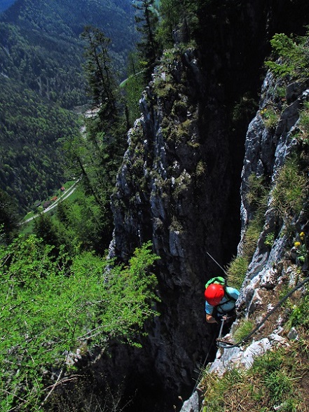 Foto: Andreas Koller / Klettersteigtour / Klettersteig Spielmäuer: Tristans Kirchbogensteig (1360m) / 03.06.2016 17:47:38