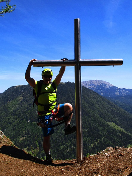 Foto: Andreas Koller / Klettersteigtour / Klettersteig Spielmäuer: Tristans Kirchbogensteig (1360m) / 03.06.2016 17:46:43