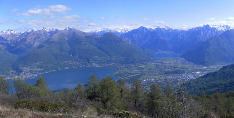 Foto: Wolfgang Lauschensky / Wandertour / Monte Legnoncino 1714m / Nordpanorama / 05.06.2016 18:19:29