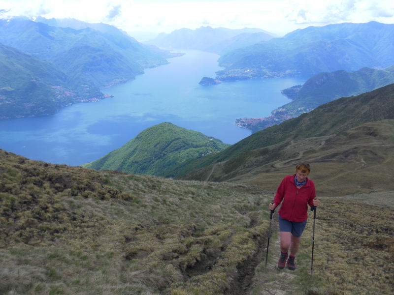 Foto: Wolfgang Lauschensky / Wandertour / Monte Bregagno 2107m / Comosee aus dem Südrücken / 05.06.2016 20:57:10