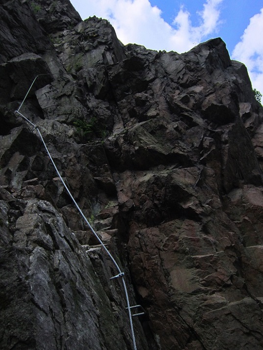 Foto: Andreas Koller / Klettersteigtour / Via ferrata Ledova Stena (444m) / Einstieg / 10.06.2016 03:58:30