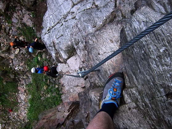 Foto: Andreas Koller / Klettersteigtour / Via ferrata Ledova Stena (444m) / 10.06.2016 03:58:09