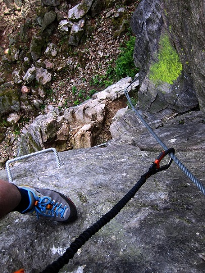 Foto: Andreas Koller / Klettersteigtour / Via ferrata Ledova Stena (444m) / 10.06.2016 03:57:31