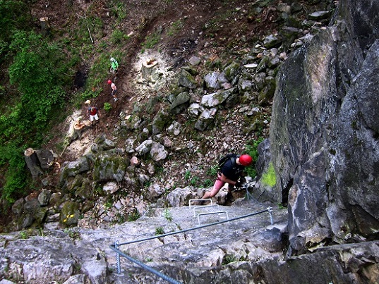 Foto: Andreas Koller / Klettersteigtour / Via ferrata Ledova Stena (444m) / 10.06.2016 03:57:22