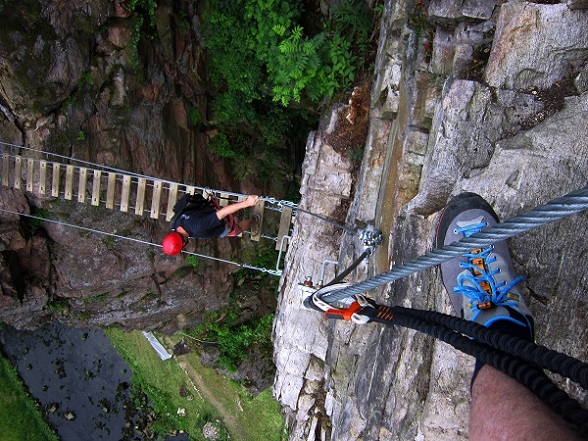 Foto: Andreas Koller / Klettersteigtour / Via ferrata Ledova Stena (444m) / 10.06.2016 03:56:26
