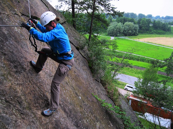 Foto: Andreas Koller / Klettersteigtour / Klettersteig Martinswand Deggendorf (378m) / 22.06.2016 00:12:43