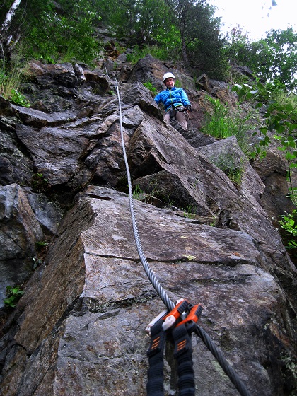 Foto: Andreas Koller / Klettersteigtour / Klettersteig Martinswand Deggendorf (378m) / 22.06.2016 00:12:33