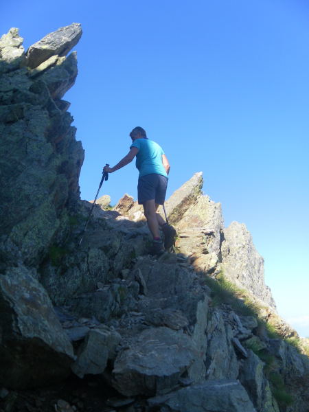 Foto: Wolfgang Lauschensky / Wandertour / Monte Legnone 2609m über Westgrat / Schrofenrampe / 30.06.2016 19:21:32