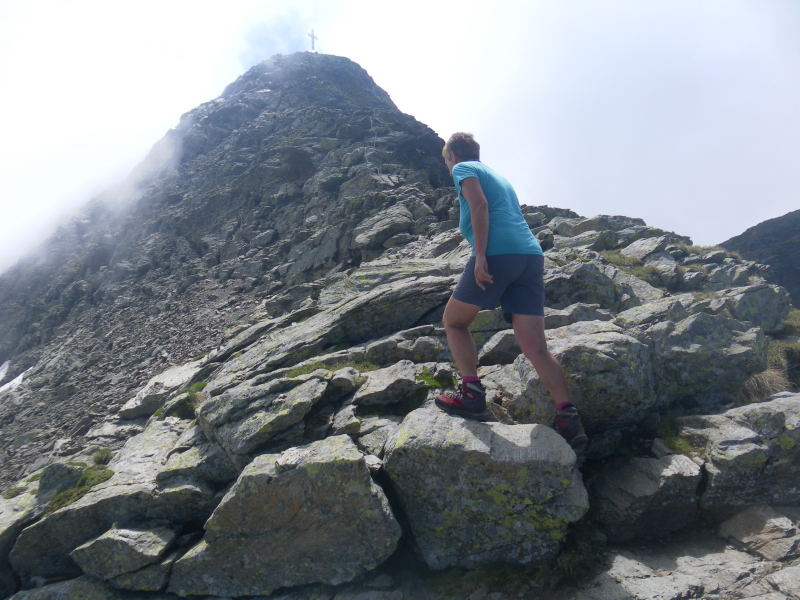 Foto: Wolfgang Lauschensky / Wandertour / Monte Legnone 2609m über Westgrat / finaler Gipfelgrat / 30.06.2016 19:19:54