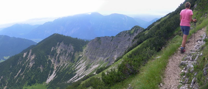 Foto: Wolfgang Lauschensky / Wandertour / Notkarspitze 1889m Überschreitung / Ochsensitz und Ziegelspitz vom Nordgratrücken der Notkarspitze / 21.07.2016 16:32:07