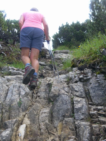 Foto: Wolfgang Lauschensky / Wandertour / Notkarspitze 1889m Überschreitung / kurze Schrofenstufen / 21.07.2016 16:31:56