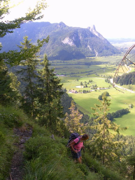 Foto: Wolfgang Lauschensky / Wandertour / Notkarspitze 1889m Überschreitung / Sonnenberggrat und Kofel aus dem Abstieg / 21.07.2016 16:29:35