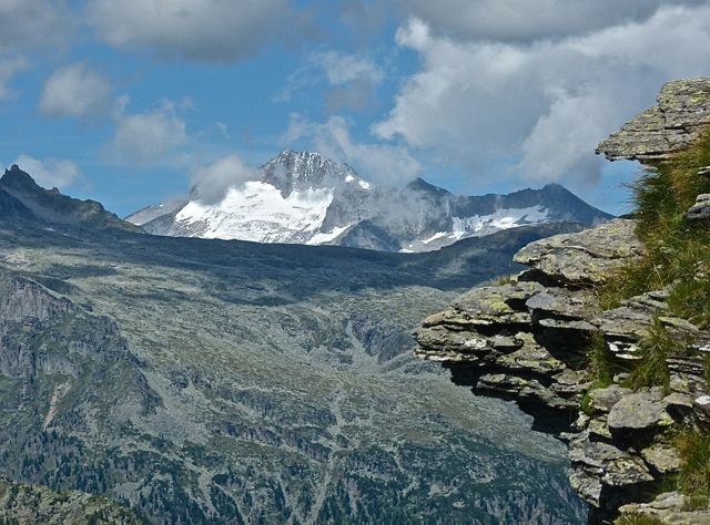 Foto: Walter Ruttinger / Wandertour / Stoder neue Überschreitung zu Gmeineck 2592m / Hochalmspitze kommt ins Blickfeld / 21.08.2016 16:59:16