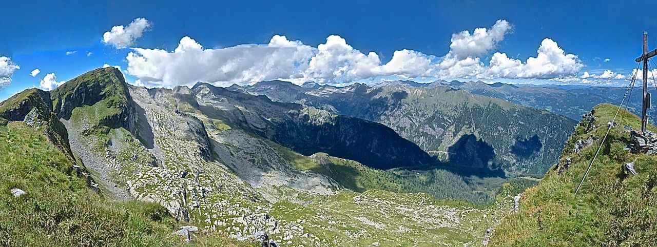 Foto: Walter Ruttinger / Wandertour / Stoder neue Überschreitung zu Gmeineck 2592m / Stoder Pano W-O / 21.08.2016 16:58:13