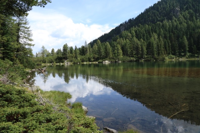 Foto: Werner Kaller / Wandertour / Von Graßstein zum Puntleider See über die Berglam / Der schön gelegene Puntleider See (Foto Werner Kaller) / 05.09.2016 17:51:00