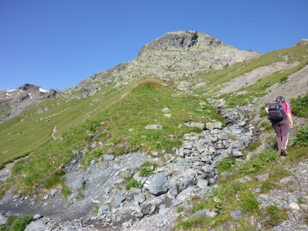 Foto: Manfred Karl / Klettertour / Schwarzhorn (3147 m), Ostgrat / Abzweig vom Normalweg / 04.12.2016 19:37:31