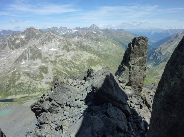 Foto: Manfred Karl / Klettertour / Schwarzhorn (3147 m), Ostgrat / 04.12.2016 19:29:46