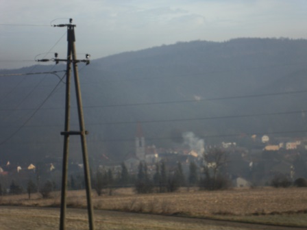 Foto: Wolfgang Dröthandl / Wandertour / Waxeneck - Vom Triestingtal ins Piestingtal / Blick zurück auf Pottenstein / 13.12.2016 18:42:17