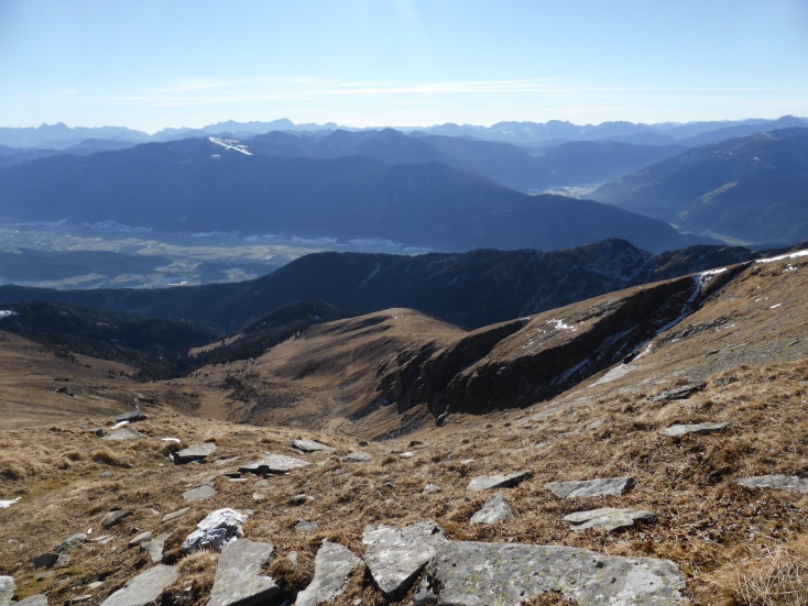 Foto: Manfred Karl / Wandertour / Gmeineck – abseits der üblichen Anstiege / Blick zum Skigebiet Goldeck / 06.01.2017 20:13:25