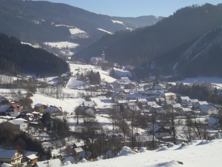 Foto: Wolfgang Dröthandl / Wandertour / Stanzer Sonnenweg / Blick auf Stanz von der Urlkapelle / 30.01.2017 09:51:40