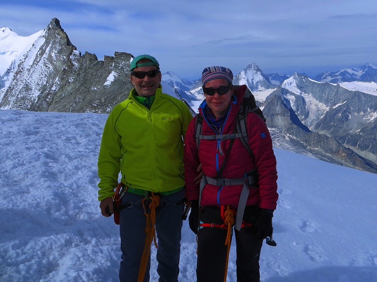 Foto: Andreas Koller / Wandertour / 4000er-Tour Bishorn (4153m) / 02.02.2017 02:53:25
