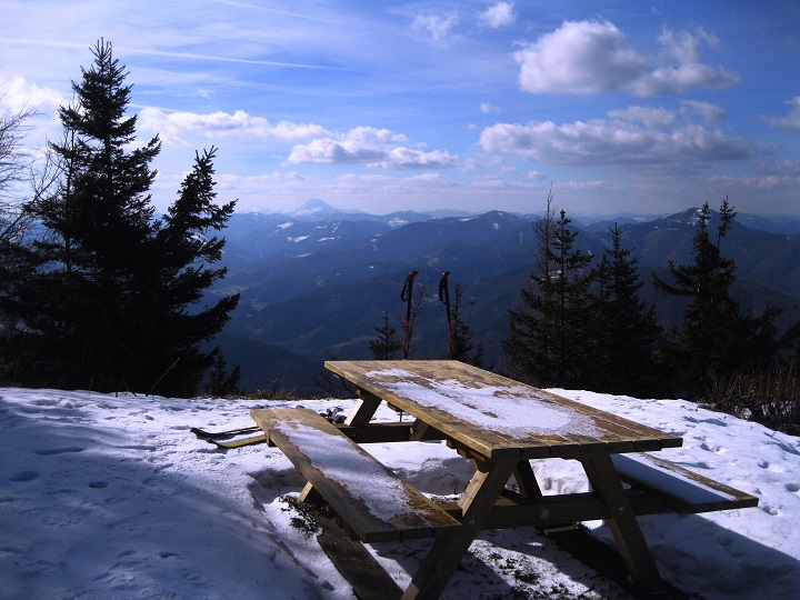 Foto: Andreas Koller / Skitour / Auf skihistorischen Spuren über den Muckenkogel (1313m) / 24.03.2017 02:46:29