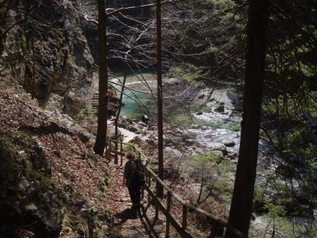 Foto: Wolfgang Dröthandl / Wandertour / Orrido dello Slizza (Gailitz - Schlucht) / 25.03.2017 19:28:21