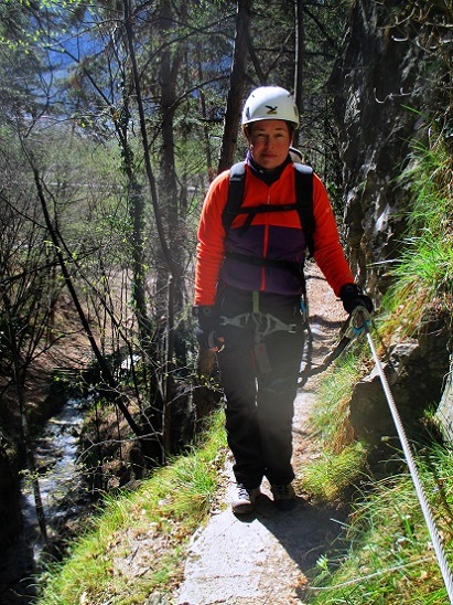 Foto: Andreas Koller / Klettersteigtour / Via ferrata del Burrone Tullio Giovanelli (876m) / Es geht los: der untere (neue) Einstieg / 31.03.2017 01:33:29
