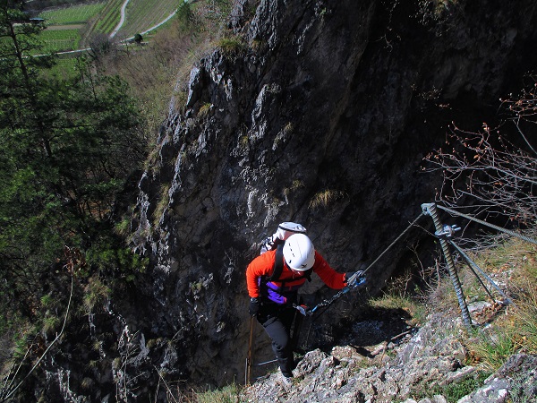Foto: Andreas Koller / Klettersteigtour / Via ferrata del Burrone Tullio Giovanelli (876m) / 31.03.2017 01:32:15