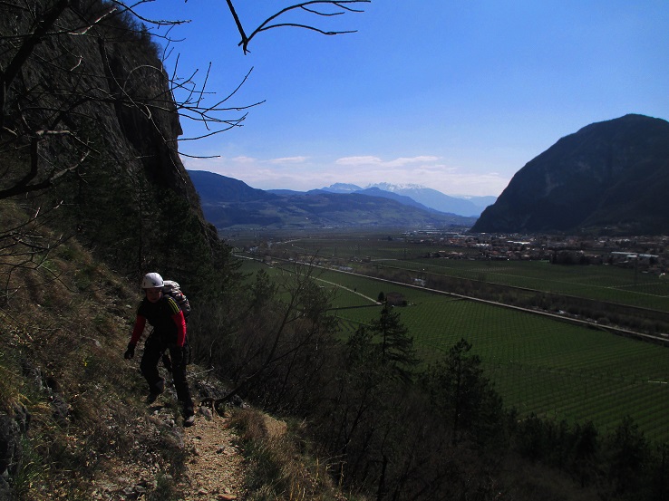 Foto: Andreas Koller / Klettersteigtour / Via ferrata del Burrone Tullio Giovanelli (876m) / 31.03.2017 01:31:31