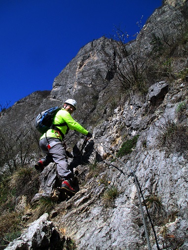 Foto: Andreas Koller / Klettersteigtour / Via ferrata del Burrone Tullio Giovanelli (876m) / 31.03.2017 01:31:02