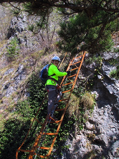 Foto: Andreas Koller / Klettersteigtour / Via ferrata del Burrone Tullio Giovanelli (876m) / 31.03.2017 01:30:22