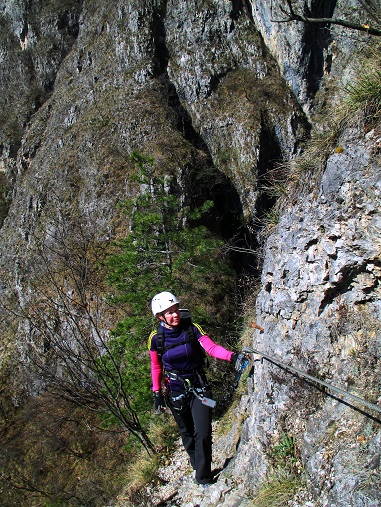 Foto: Andreas Koller / Klettersteigtour / Via ferrata del Burrone Tullio Giovanelli (876m) / 31.03.2017 01:30:02