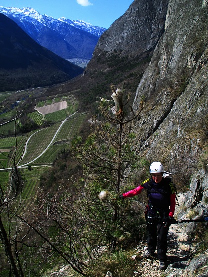 Foto: Andreas Koller / Klettersteigtour / Via ferrata del Burrone Tullio Giovanelli (876m) / 31.03.2017 01:29:52