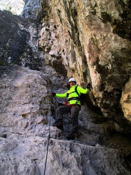Foto: Andreas Koller / Klettersteigtour / Via ferrata del Burrone Tullio Giovanelli (876m) / 31.03.2017 01:29:34
