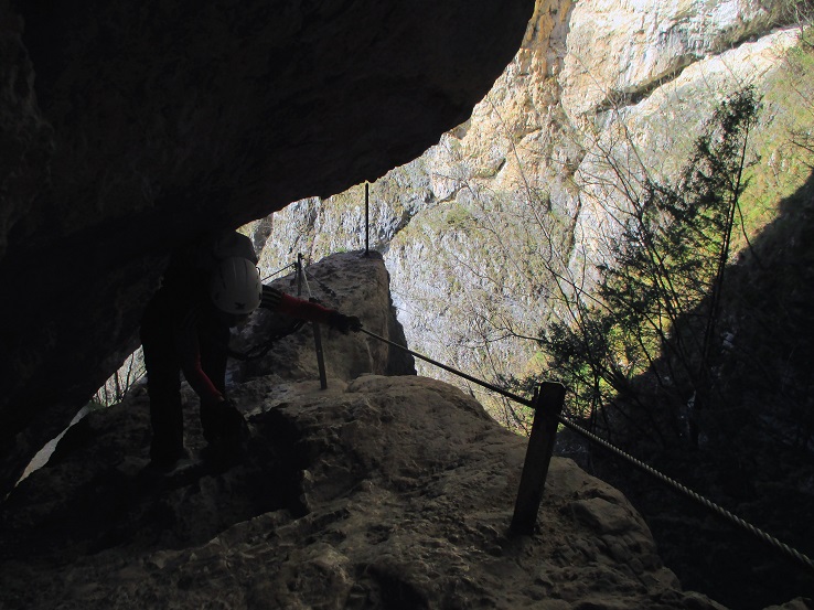 Foto: Andreas Koller / Klettersteigtour / Via ferrata del Burrone Tullio Giovanelli (876m) / 31.03.2017 01:29:23
