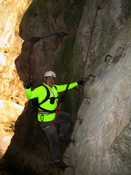 Foto: Andreas Koller / Klettersteigtour / Via ferrata del Burrone Tullio Giovanelli (876m) / 31.03.2017 01:28:31