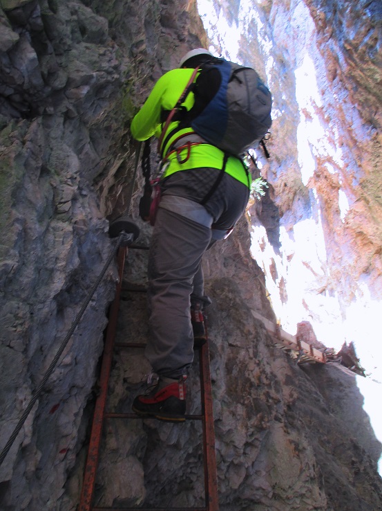 Foto: Andreas Koller / Klettersteigtour / Via ferrata del Burrone Tullio Giovanelli (876m) / 31.03.2017 01:27:33