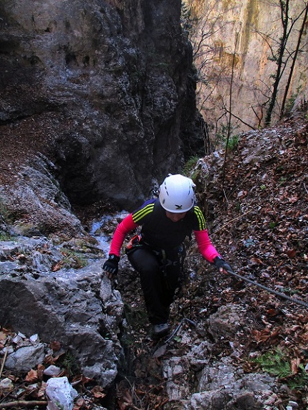 Foto: Andreas Koller / Klettersteigtour / Via ferrata del Burrone Tullio Giovanelli (876m) / 31.03.2017 01:24:33
